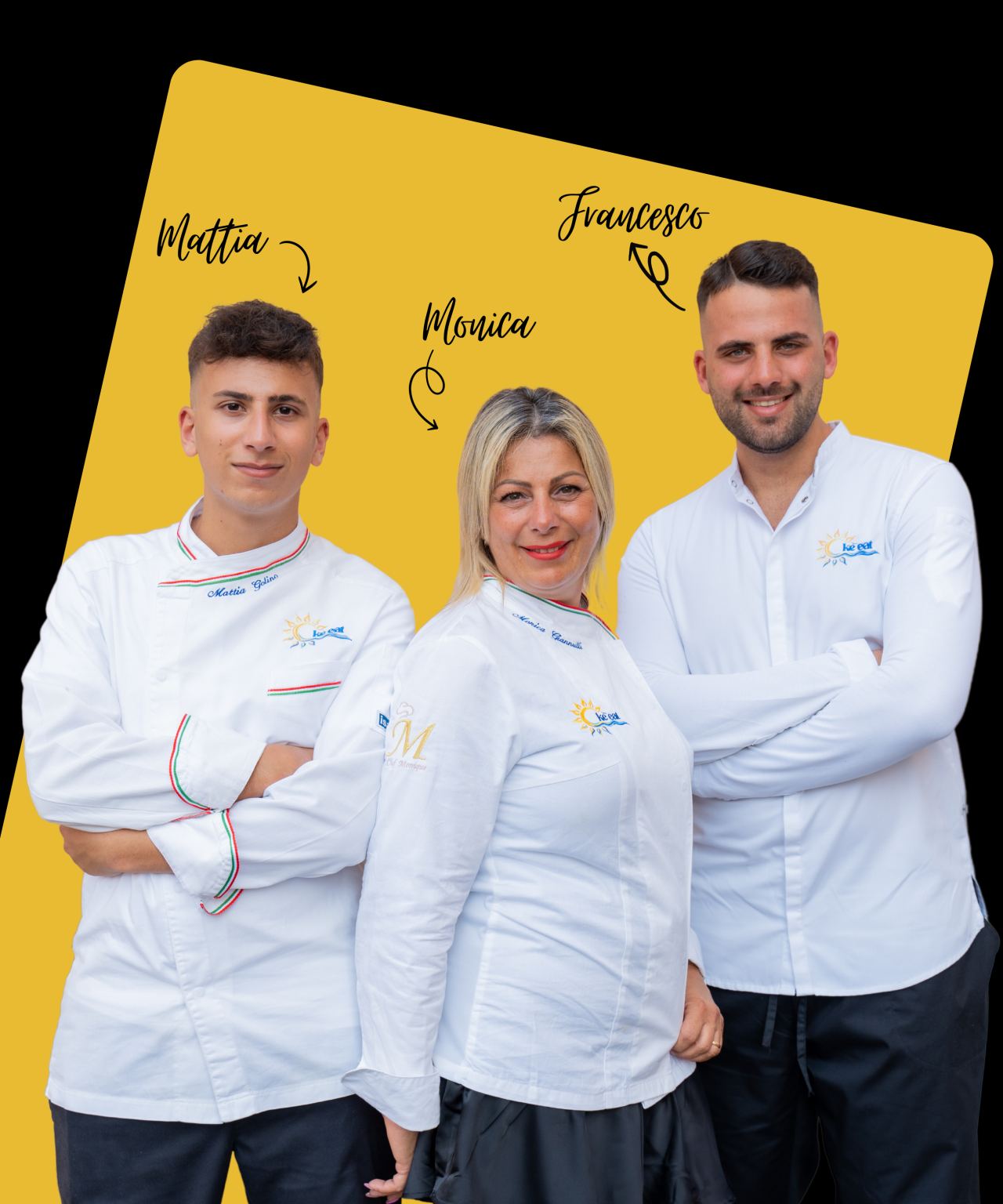 Foto della famiglia / Francesco e Mattia al forno